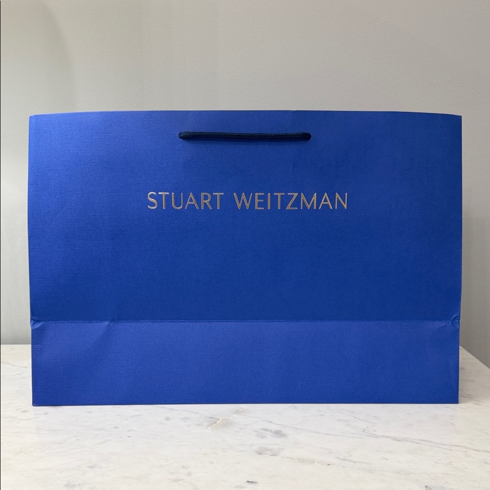 Stuart Weitzman Blue Shopping Bag